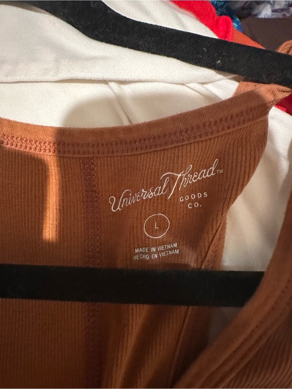 Universal Thread Rust Racerback Tank Top - Picture 2 of 2